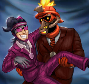 graham payser + flint bonpyre (toontown: corporate clash) (PACKAGE DEAL DO NOT SEPARATE THEM)